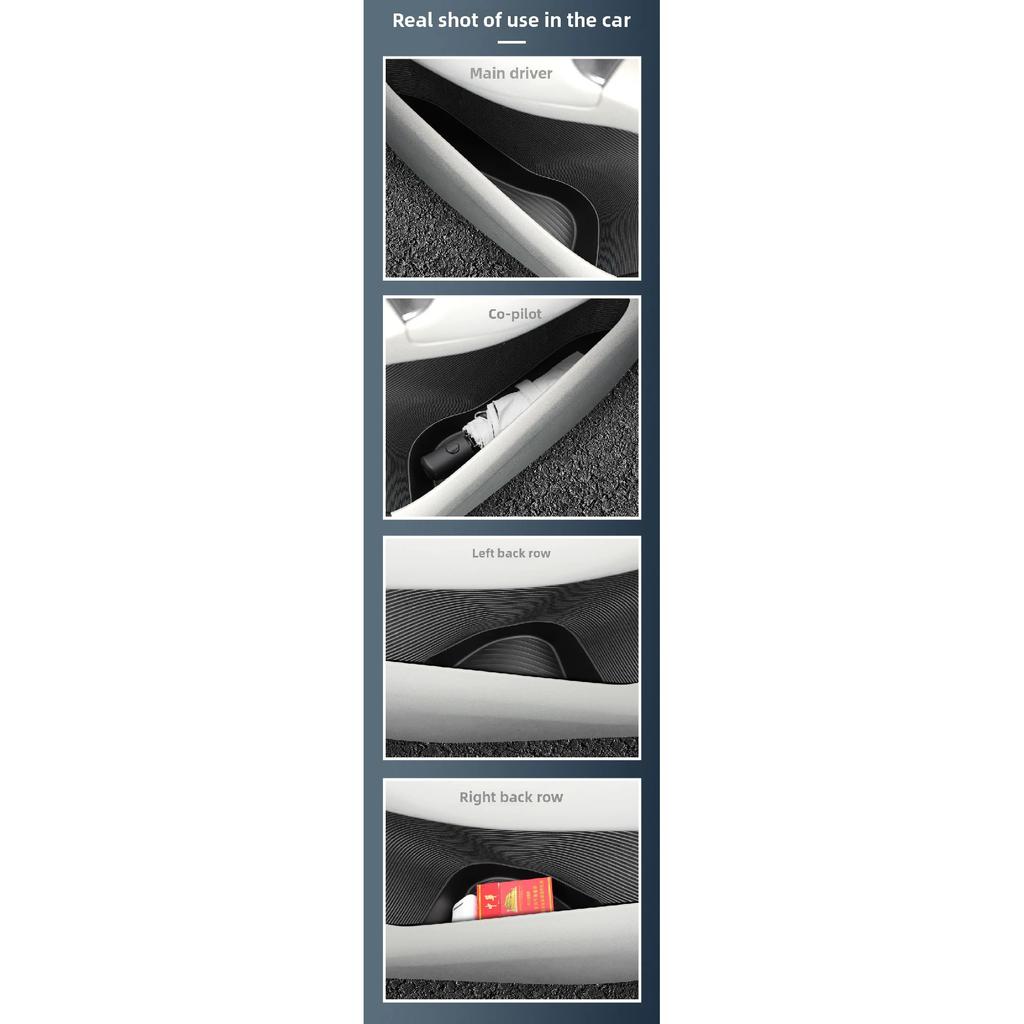 For BYD Seal U Song Plus Dm-i Ev 2025 Car Door Handle Storage Box Container Holder Tray Front Rear 4pcs Set Car Accessories