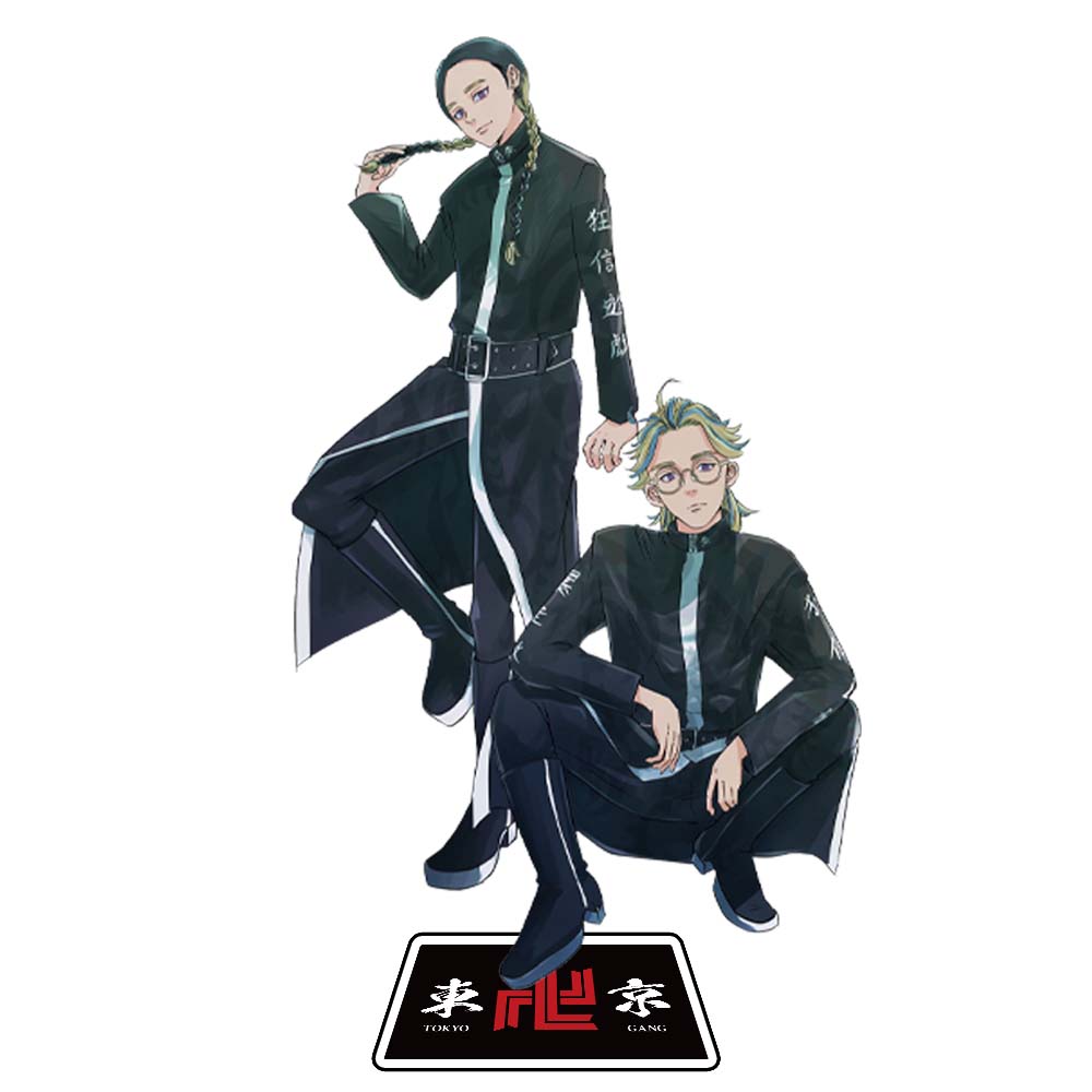 Anime Tokyo-revenge Acrylic Bracket Model Character Manjiro Sano Draken Model Desktop Ornament Standing Fan Collection Gift