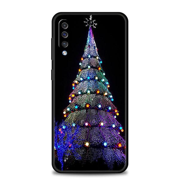 Custodia per telefono per Samsung Galaxy A70 A50 A30s A20s A20e M62 M52 M51 M32 M31 M31s M22 M21 M12 Cover Buon albero di Natale Cervo