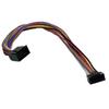Car Audio Connection ISO Wire Harness 16Pin Extension Cable Length 40cm