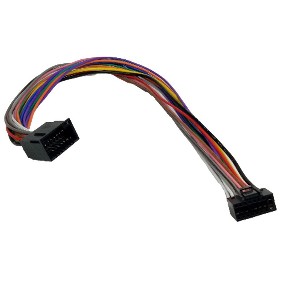 Car Audio Connection ISO Wire Harness 16Pin Extension Cable Length 40cm