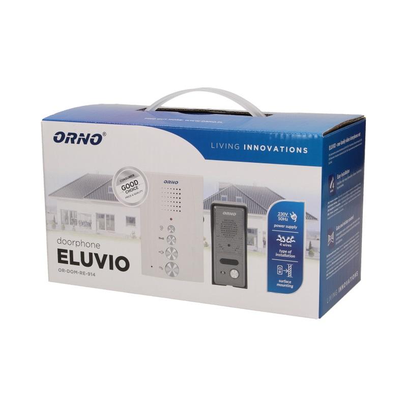 Single-Family Intercom N/T Hands-Free White Eluvio - On-914/W