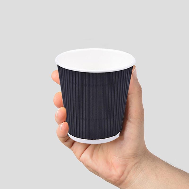 Disposable Corrugated Paper Coffee Cups with Lids