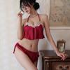 Lingerie Straps pajamas lace bow silk sexy adult womens clothing adult sexy sets fancy clothes uncensored sexy-underwear-woman