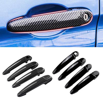 Capas de Maçaneta Externa de Porta para Carro LHD Acabamentos Para BMW Série 1 3 E87 E90 E91 E92 E93 F30 X1 X2 X3 X4 X6 Preto Brilhante Auto