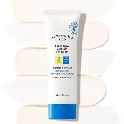 Natural Sun Eco Super Active Reef-Safe Sunscreen 80ml (SPF50+)
