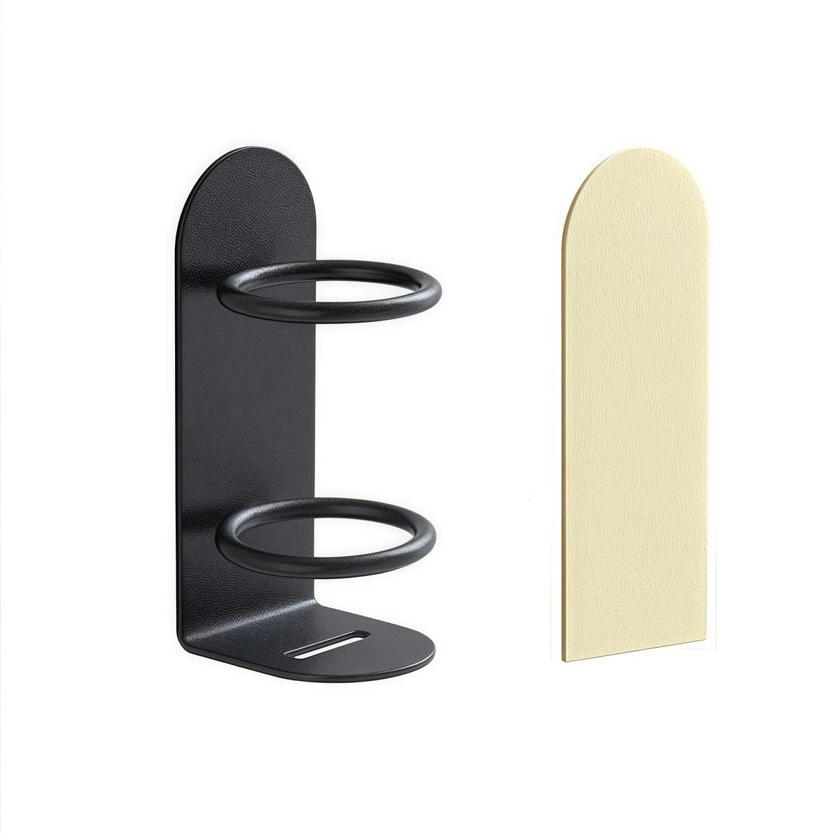 

1 шт. Настенный электрический держатель для зубной щетки Держатель Без перфорации Держатель для бритвы Полка для хранения Органайзер для зубных щеток Кронштейн для ванной комнаты чёрный