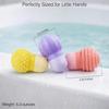 Toys Toys 3Pcs/Playset Cute Squeezing Water Bath Silicone Textured Fidget Soft Baby Sensory Balls For Boys  Girls Girls