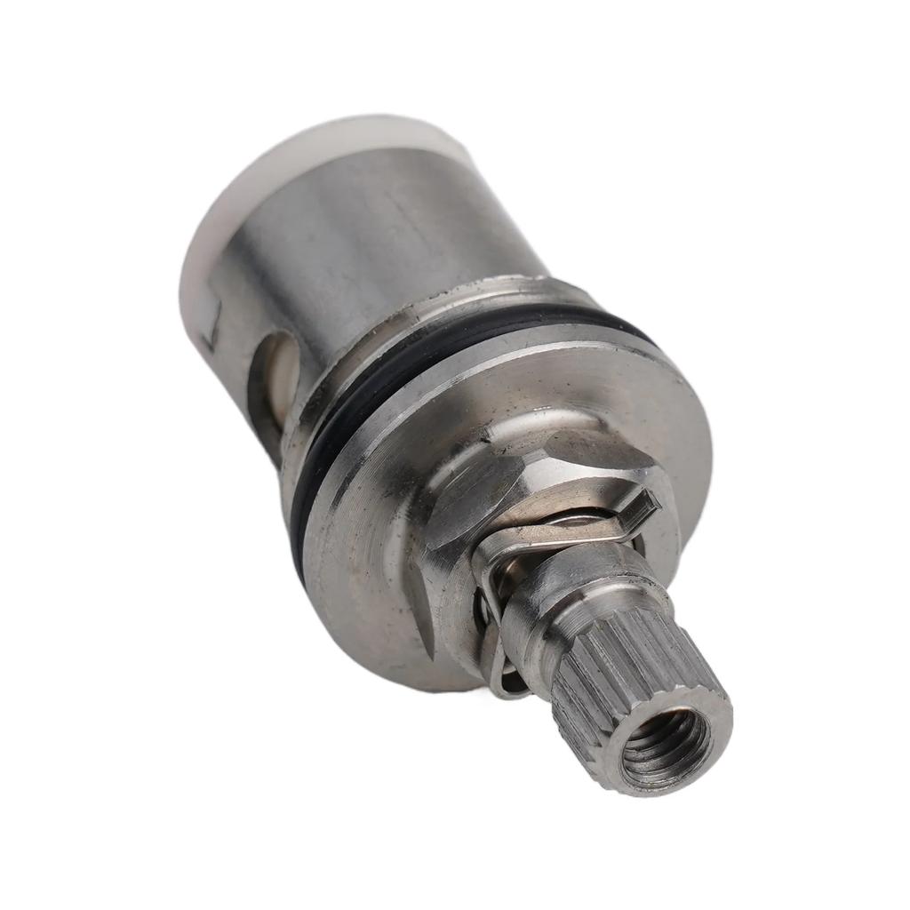 Plumbing Valve Cartridge 43 22 Mm 20 Tooth Easy Installation 304 Stainless Steel Bath Kitchen Faucet Valve Cartridge Parts