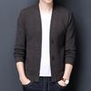 Spring and Autumn Fashion Knit Coat Four Buttons Men Korean Version Cardigan Sweater To Wear All The Top Coat Fashion
