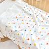 GPPNKC Kids Cartoon Embroidered Gauze Blanket