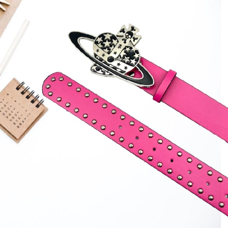 Fashionable Heart Buckles Belt Casual Wear Waistband Creative Pattern Belt for Individual Styles