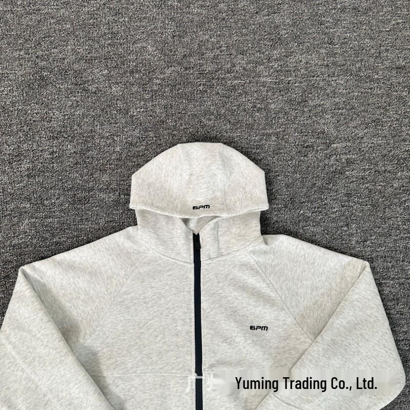 Modny Unisex Zestaw Bluza i Spodnie 2025 z Haftem 6PM na Piersi