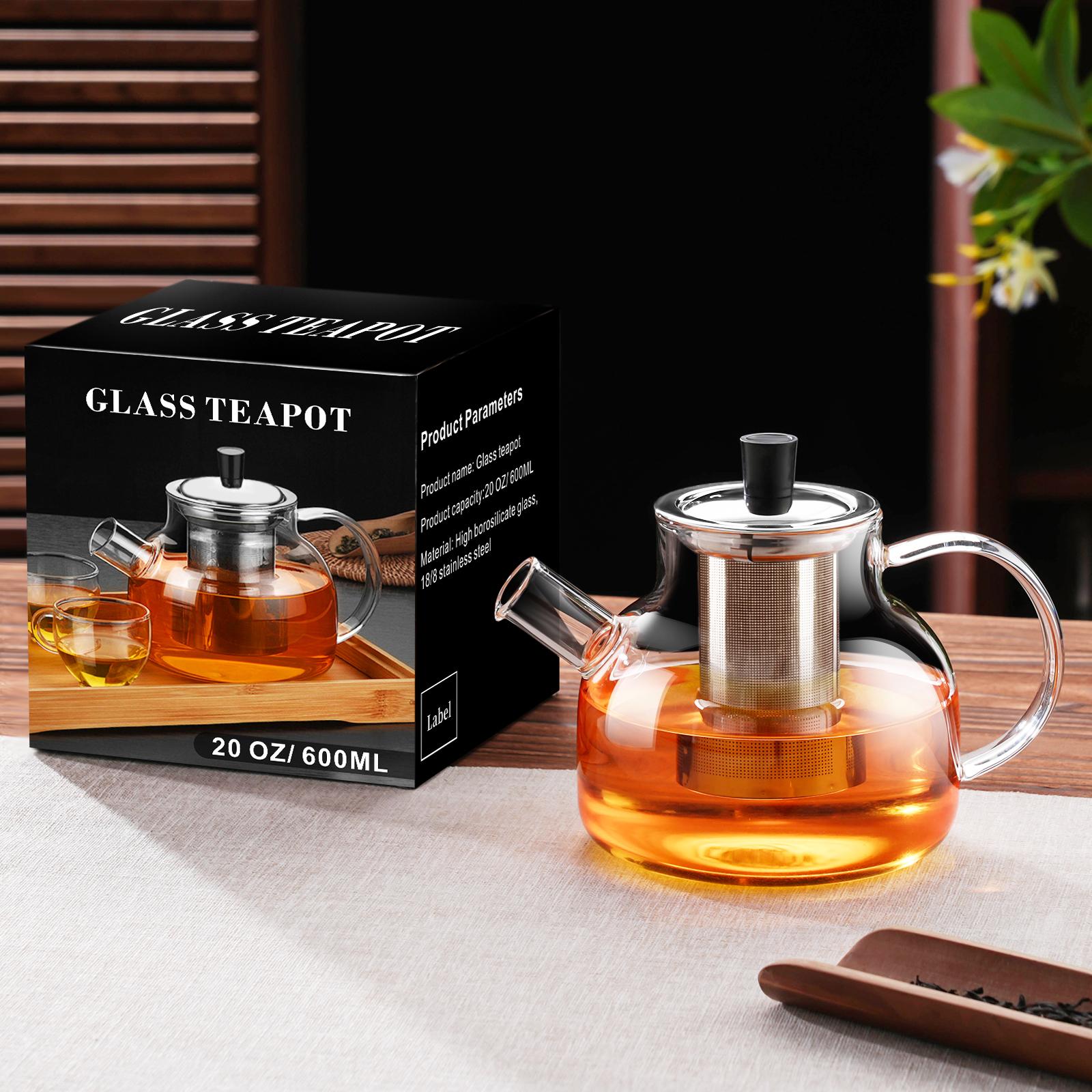 

1800ML Home And Kitchen Transparent Glass Water Jug Camping Water Bottle Cold Coffee Pot Coffeeware Teaware Drink ItemsKettle