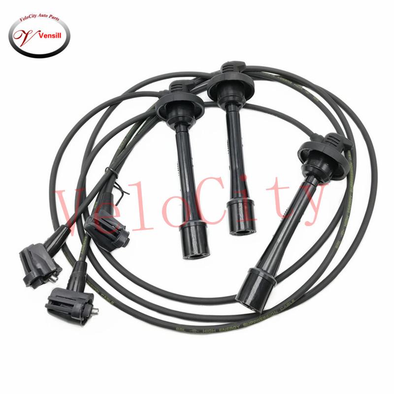 Spark Plug Wire Set Ignition Cable Fits For Toyota Camry Windom Avalon Lexus ES300 MCV20 1MZ Part No# 19037-20020 19037-20011