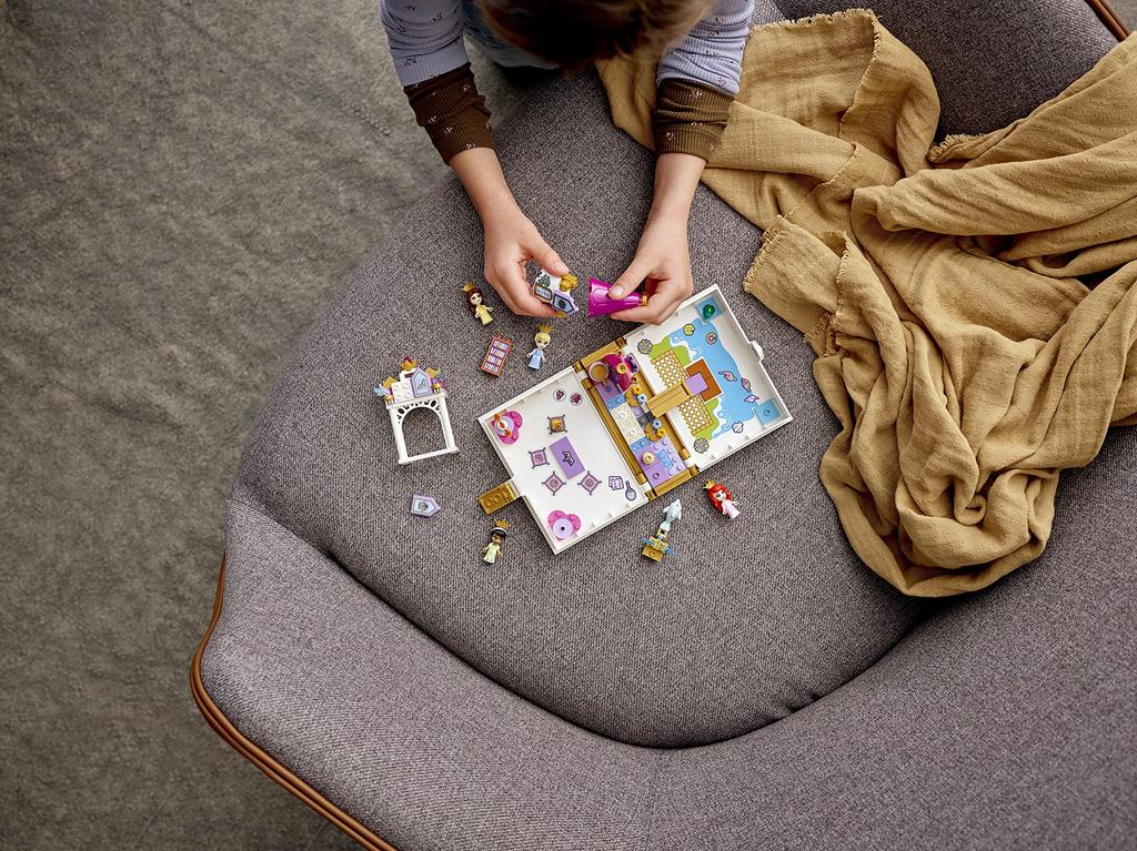 LEGO Livre de princesse Disney Princess Tiana 43193 Jouet à blocs Présent Princesse Princesse Filles Âges Ariel, Belle, Cendrillon, 5+