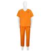 Halloween Adult Orange Prison Costume Prison Uniform Prison Uniform Cosplay Prison Uniform