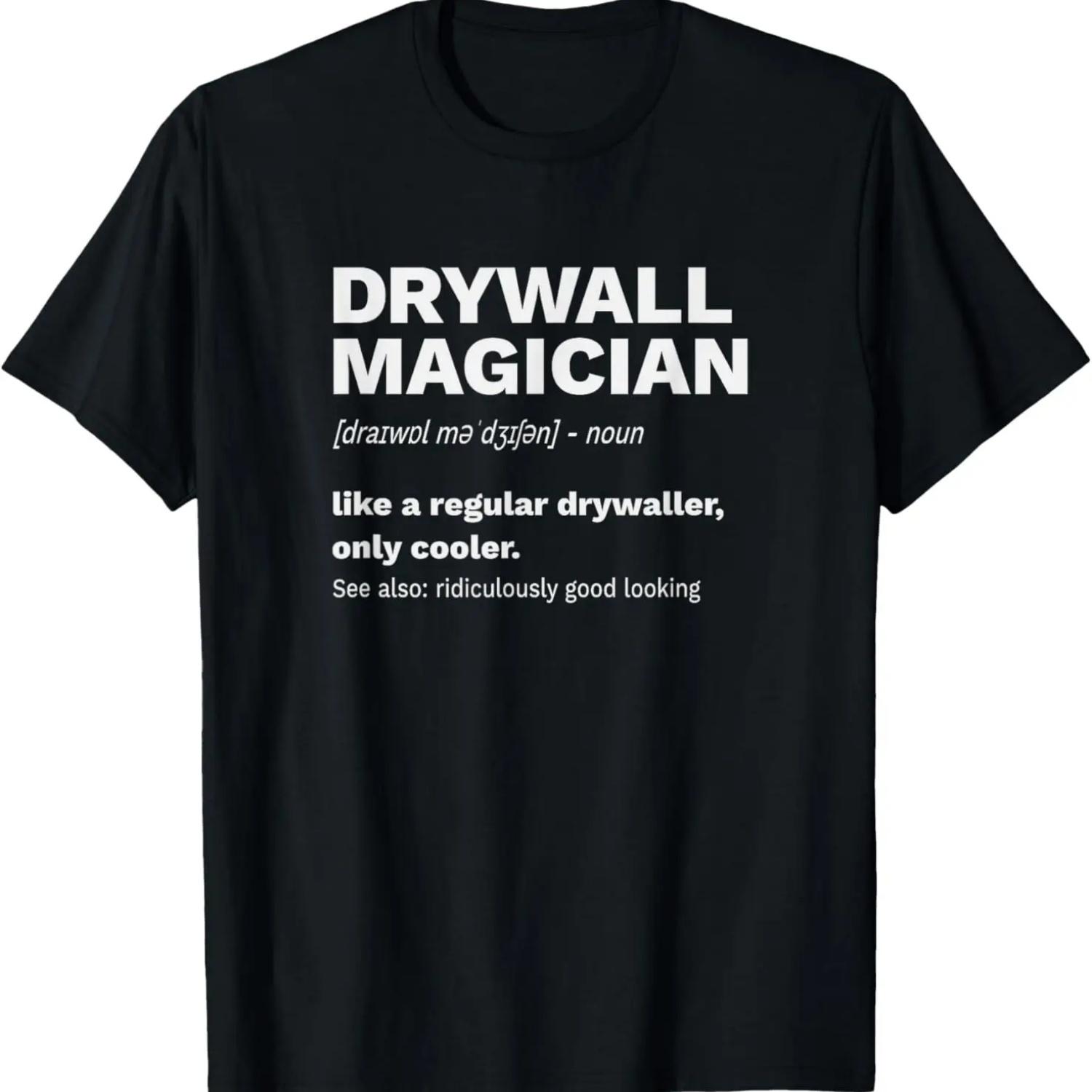 

Cool Drywall Magician Finisher T-Shirt S чёрный