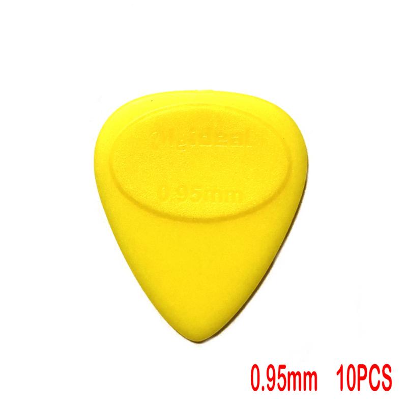 10Pcs Guitar Picks Wear Resistant Plectrums 0.46/0.95/1.2mm Thickness Electric Guitar Accessories
