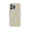 Magnetic stripe 2-in-1 suitable for iPhone17Pro max Apple 16 mobile phone case 15/14 simple candy color