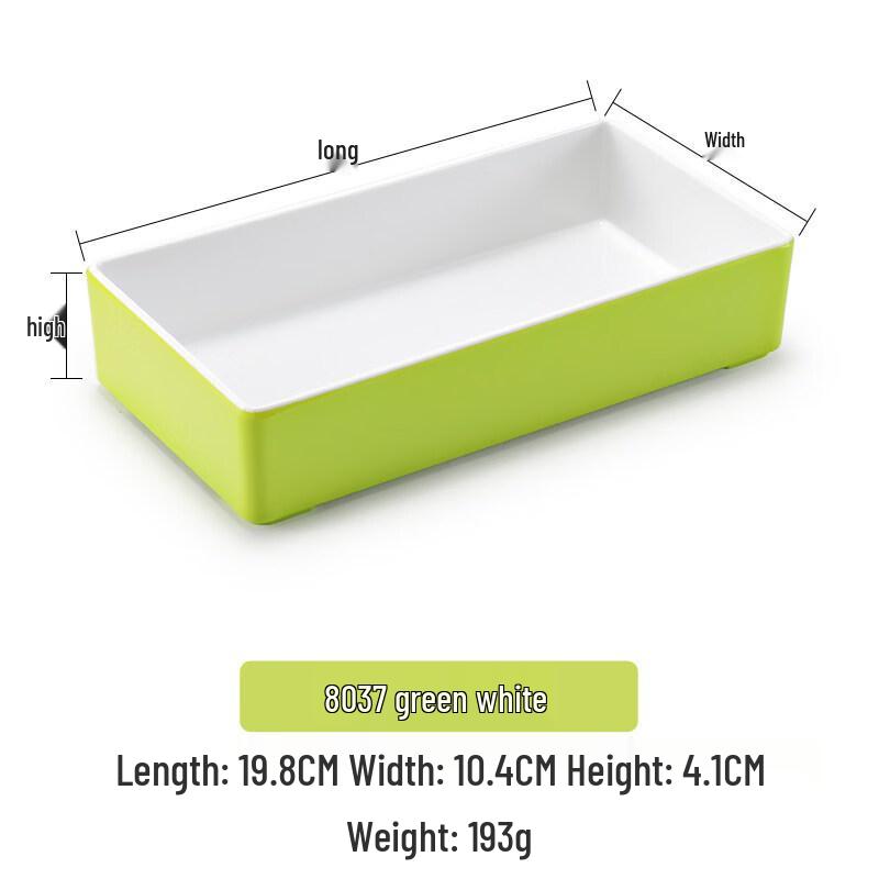 Melamine Rectangular Hot Pot & Side Dish Plates (10-Pack)