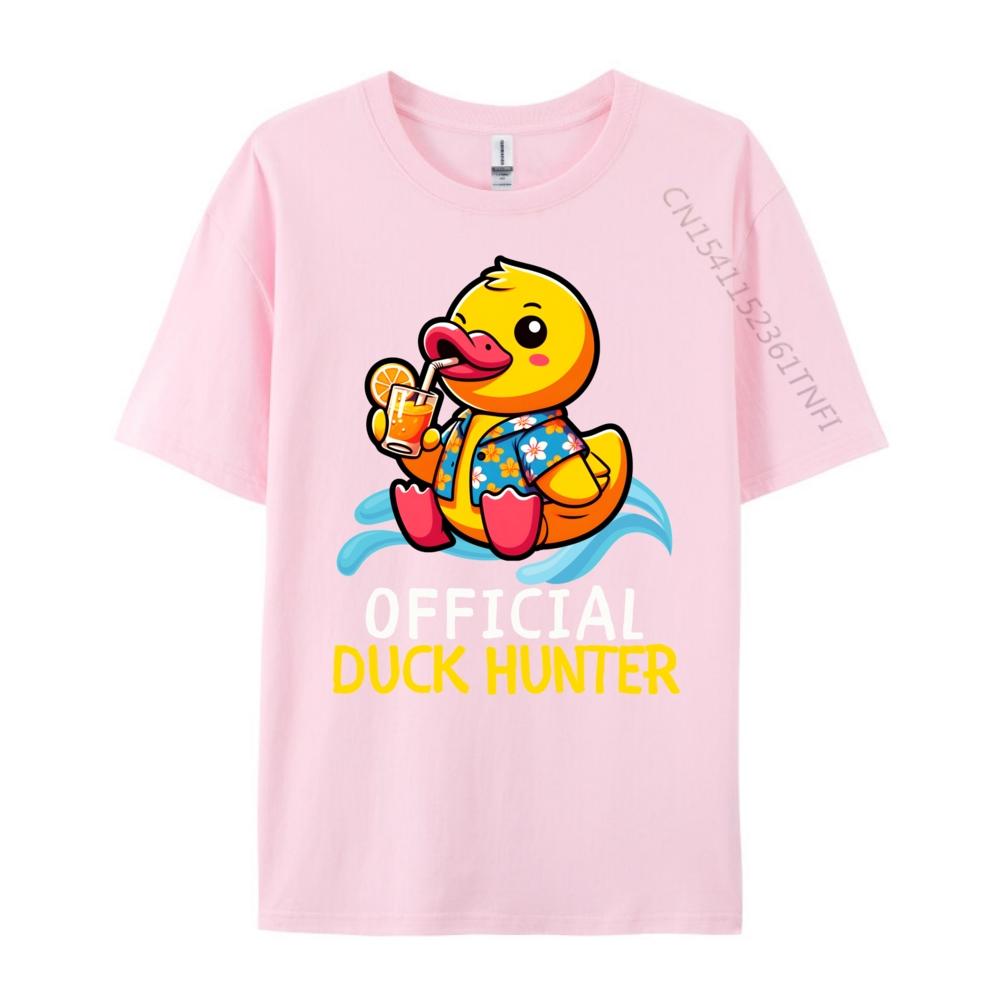 Duck Cruise Boat Shirt Rubber Duck Hunting Squad Camisas Basicas Hombre Unisexs Shirts Camisa Casual Hip Hop Polyester Unisex Tshirt