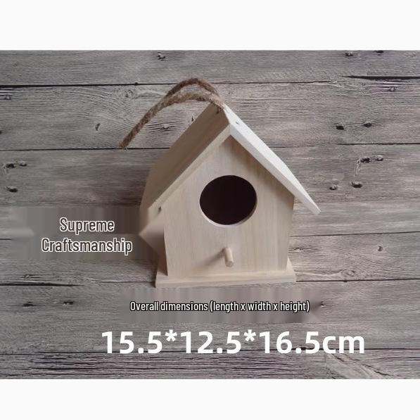 

Скворечник из массива дерева: Уличное птичье гнездо и гнездовой ящик для воробьев и попугаев