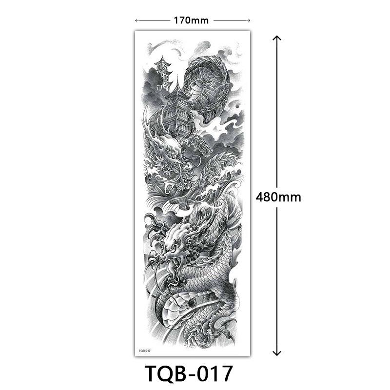 Full Arm Tattoo Sticker, Full Arm Big Picture Tattoo Sticker, Flower Arm Tattoo Sticker Tattoo