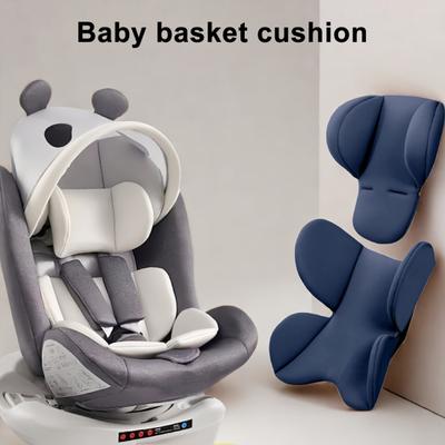 Babysitzkissen Kleinkind Autositz Einlage Baby Kopf- und Körperstützkissen Ergonomische Kinderwagenauflage für Neugeborene Kleinkinder