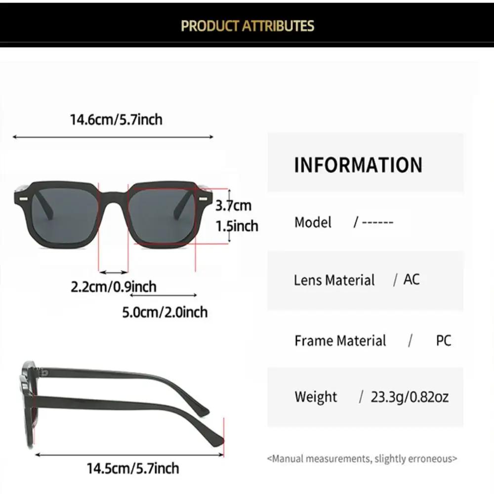 New Small Frame Square Sunglasses Women Fashion Rectangle Sun Glasses Brand Designer Vintage Eyeglasses Men UV400 Shades
