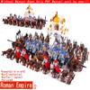 Medieval Age Castle Knights Spartan Warriors Crusader Roman Legion Infantry War Horse Chariot Building Bricks Blocks Figures Toy