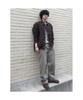 Cotton Spandex Semi-Wide Fit Pants Beige