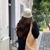 Sunscreen Flax Sun Hat Quick-dry Japanese Style Bucket Cap Fashion Roll Rim Fisherman Hat  Outdoor