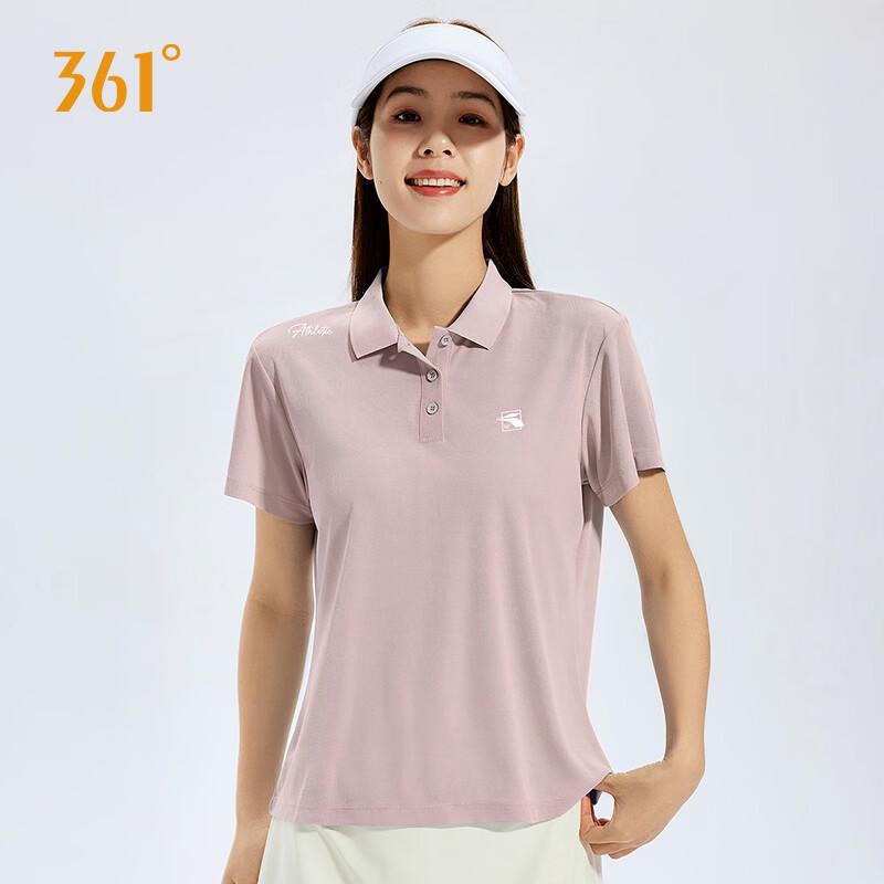 361° Women's Cool-Feel Antibacterial Short Sleeve Polo Shirt