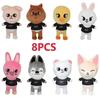 SKZOO Stray KIDS Plush Toys Fans Plush Cartoon Stuffed Animal Plushies Doll Kawaii Companion for Kids Adults Fans Gift