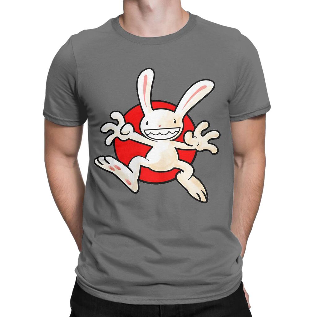 Max Logo Graphic Funny 100 Cotton Tshirt Sam And Max Hit The Road Tops Tees For Unisex