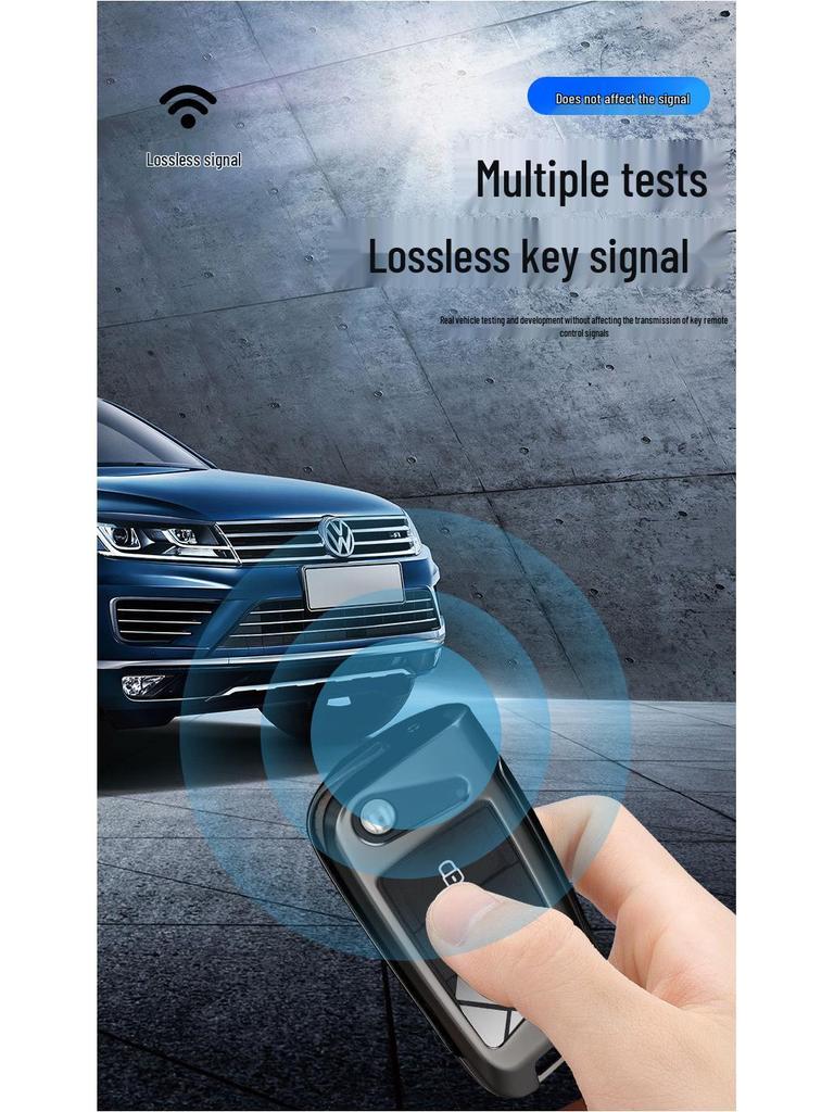 Compatible Key Case for Volkswagen Cars: 24 Sagitar, Bora, Golf 7, Tiguan L, Tayron, Yi, Magotan, and 23 Model CC.