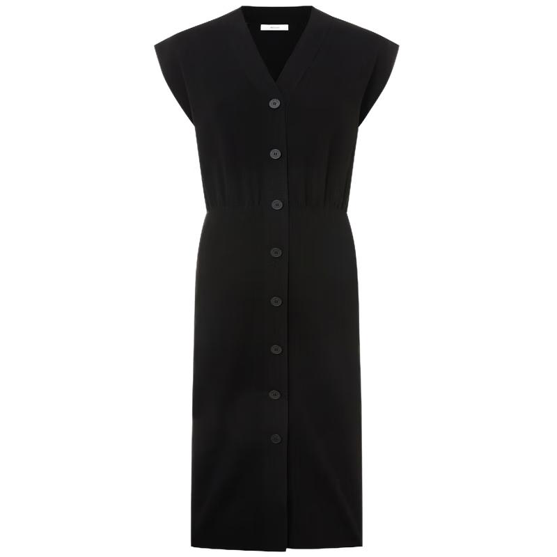 

Edition Women s Summer Knit V-neck A-Line Midi Dress S (160cm)