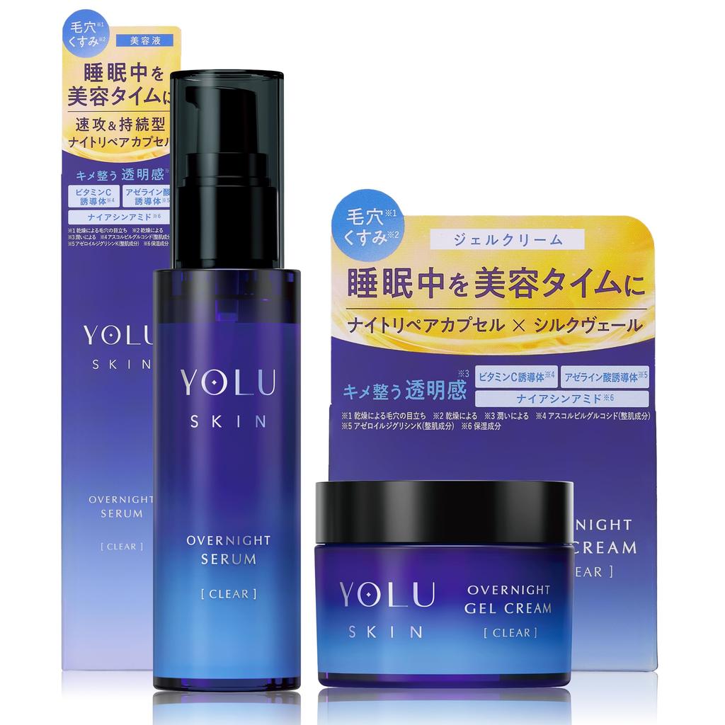 YOLU Skin Overnight Serum Overnight Gel Cream Clear