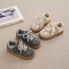 2025 autumn new Korean version of children's moral training shoes medium and small children's women's treasure soft-soled Forrest Gump shoes bo