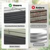 Raised Beds for Garden, Galvanized Outdoor Planters, for Herbs and Vegetables, Use for Patio, Backyard, Balcony, Grey
