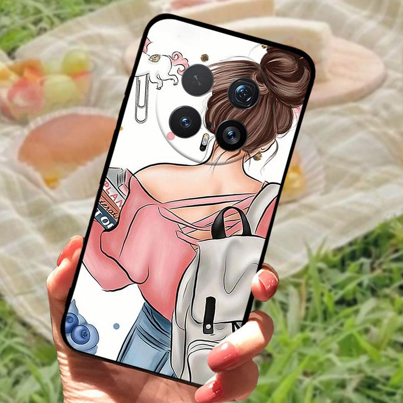 Støtsikker Fodral For Honor Magic 8 Pro Deksel Mykt TPU Silikon Kamera Beskyttelsesdeksel For Honor Magic8 Pro BKQ-AN10 Telefon Skall