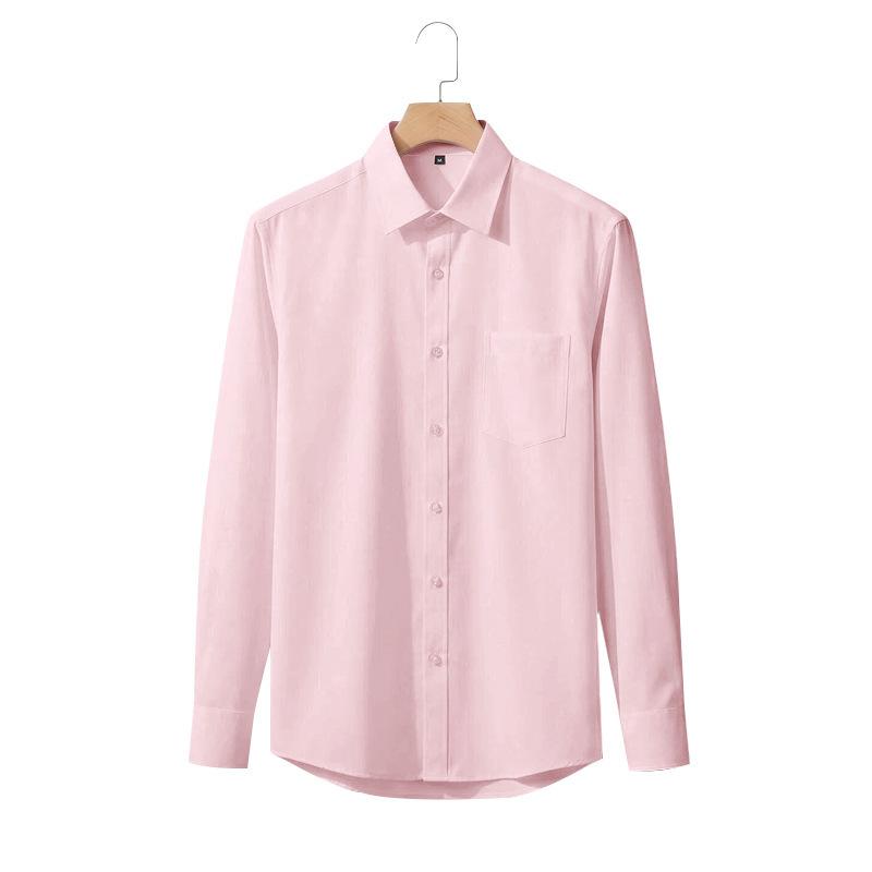 Men S Classic Casual Long Sleeve Button Down Solid Color Shirt