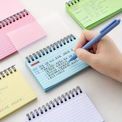 Horizontales Notizbuch mit Spiralbindung, abreißbar, Cuaderno, Journal, Notizbuch, Bürobedarf, Tagebuch, Libretas, Schreibwaren, Notizbücher
