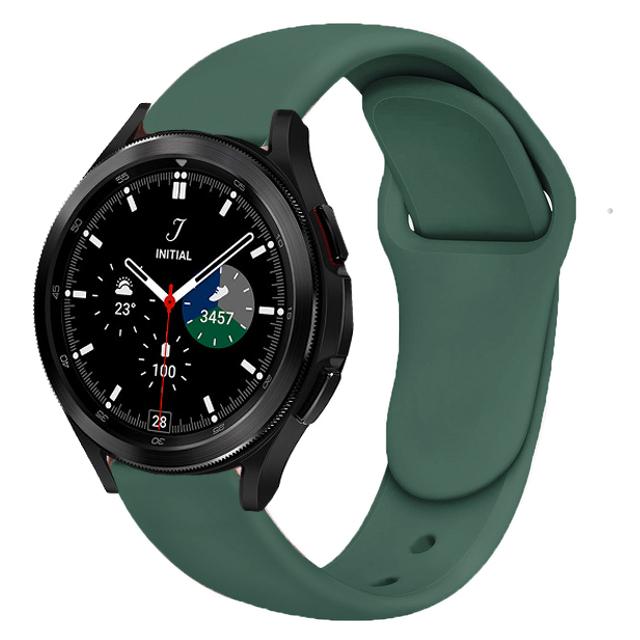 Cinturino in Silicone da 20 mm per Samsung Galaxy Watch 7 44mm 40mm/6 5 4 Classic Cinturino per Samsung Watch 5 Pro 45mm Accessori Cinturino