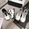 Snow boots women's winter new fashion big cotton shoes velvet dad shoes casual high-top sports thick sole