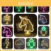 Colorful Led Neon Shaped Night Light For Home Decor Featuring Cute Unicorn Design