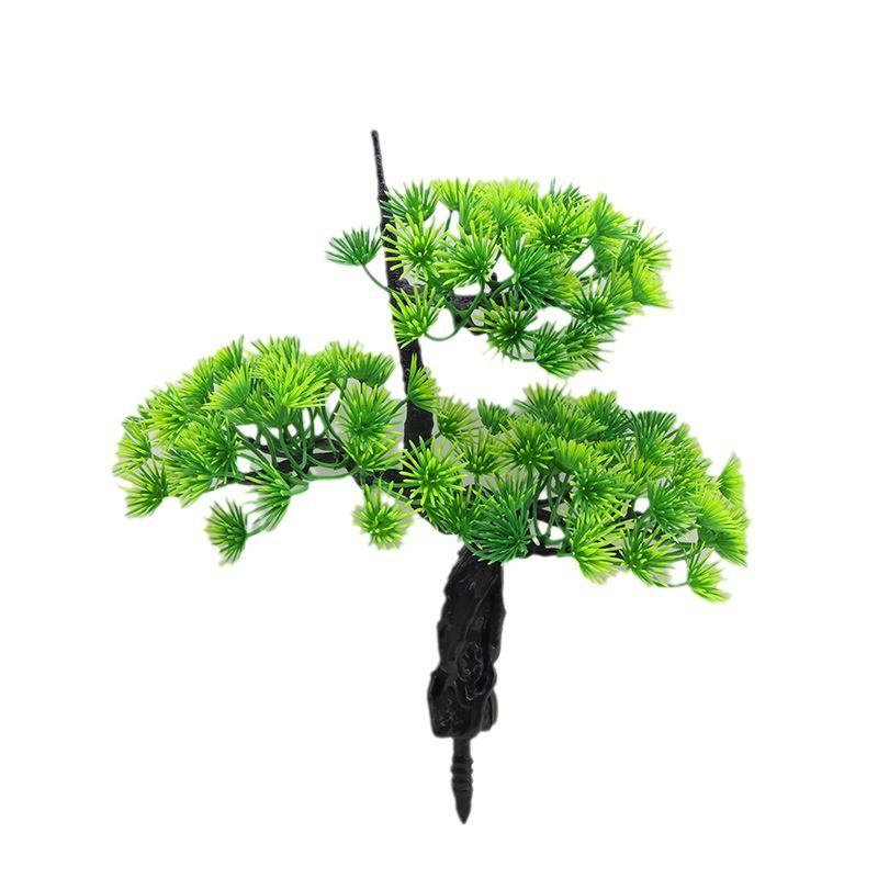 Artificial Pine Branches Floral Arrangements Decorative Plastic Evergreen Foliage Home Wedding Craft