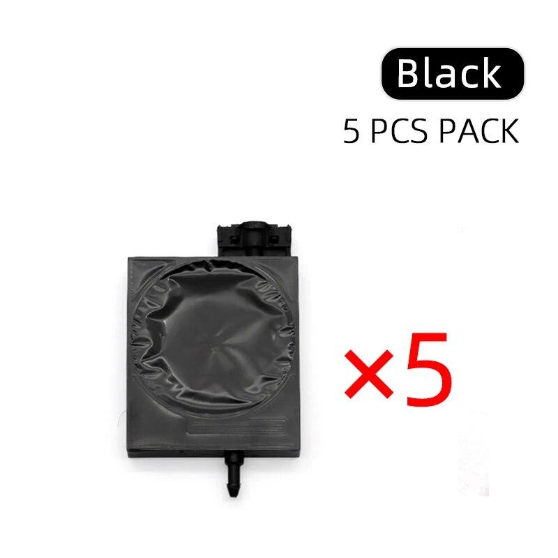 

5PCS JV33 Ink Damper для Epson XP600 DX5 4720 i3200 Printhead 5 Generation Print Head Eco Sovlent UV Printer Big Dumper Ink sac 5 Pcs Pack - black