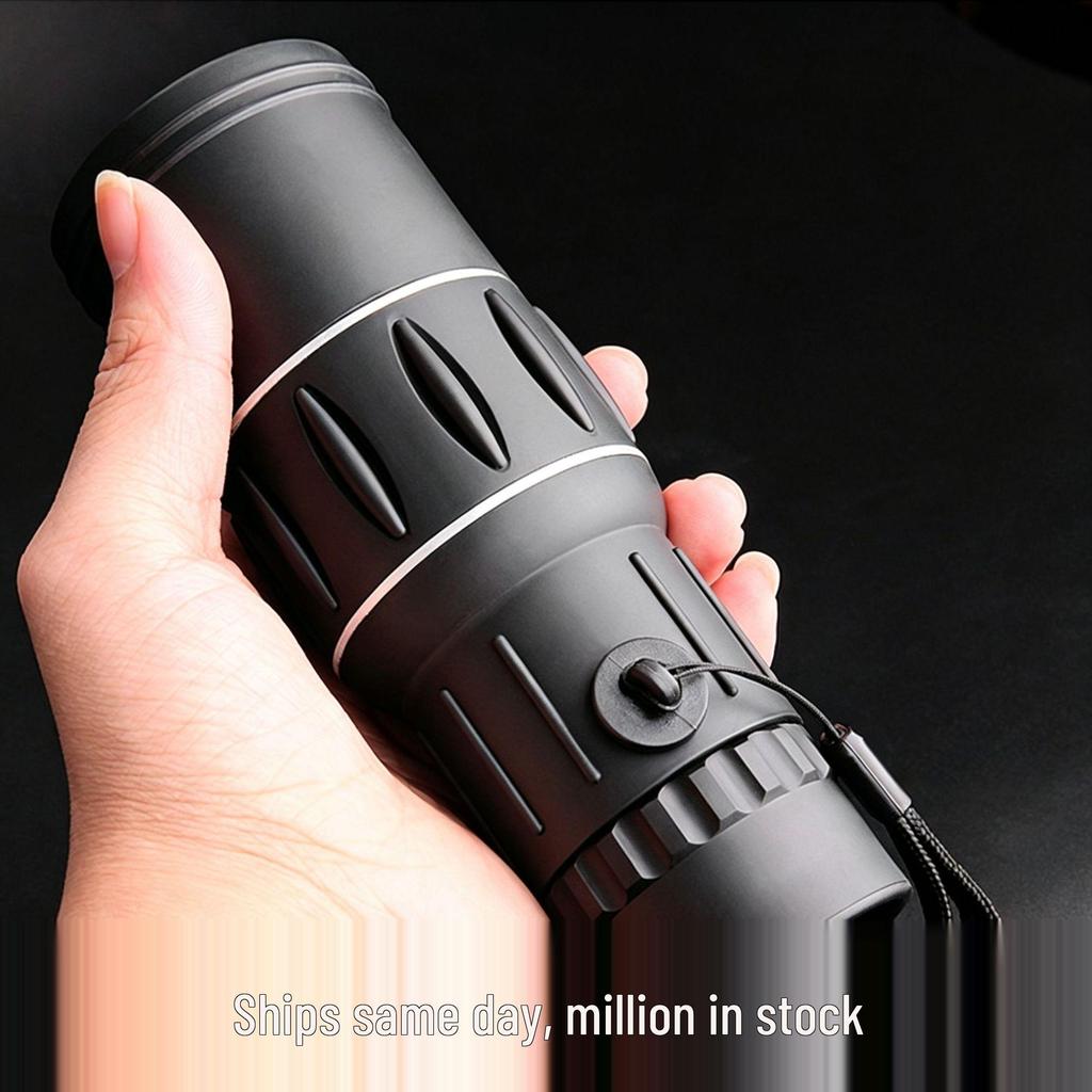 High-Definition 16X52 Monocular Telescope with Night Vision & Smartphone Photography for Outdoor Use